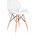 Стул Stool Group Butterfly, белый обивка экокожа ножки массив дерева 