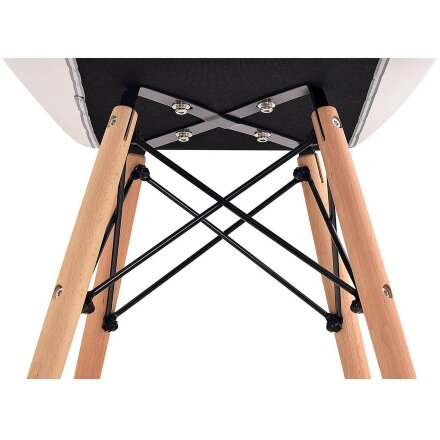 Стул Stool Group Butterfly, белый обивка экокожа ножки массив дерева 