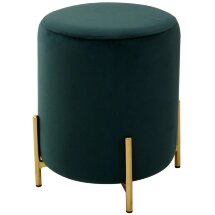 Пуф для гостиной RICE BLUVEL-78 GREEN / GOLD М-City