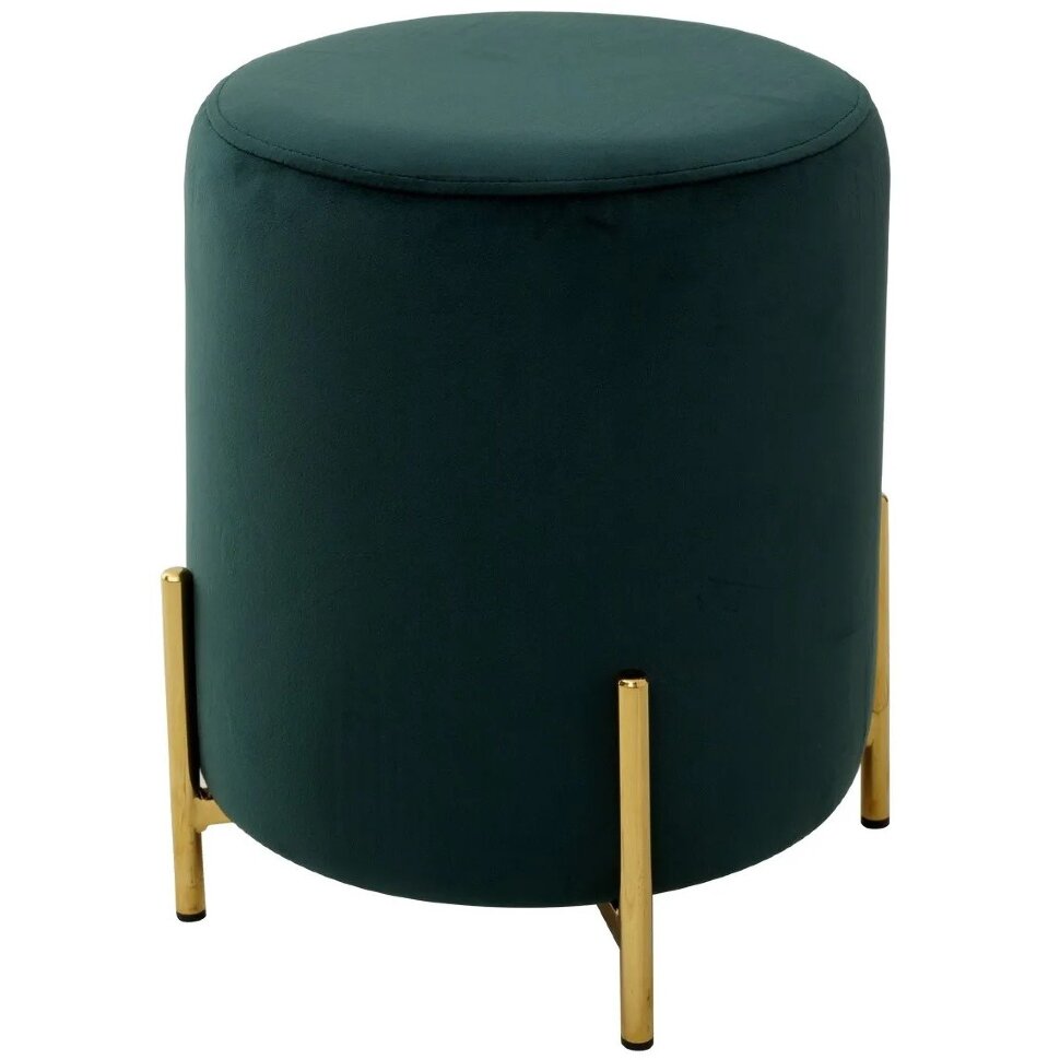 Пуф для гостиной RICE BLUVEL-78 GREEN / GOLD М-City Пуф для гостиной RICE BLUVEL-78 GREEN / GOLD М-City