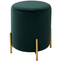 Пуф для гостиной RICE BLUVEL-78 GREEN / GOLD М-City