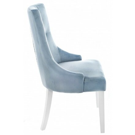 Стул деревянный Elegance white / blue 