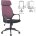 Кресло офисное BRABIX PREMIUM &quot;Galaxy EX-519&quot;, ткань, черное/терракотовое, 531570 Терракотовый