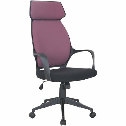 Кресло офисное BRABIX PREMIUM &quot;Galaxy EX-519&quot;, ткань, черное/терракотовое, 531570 Терракотовый