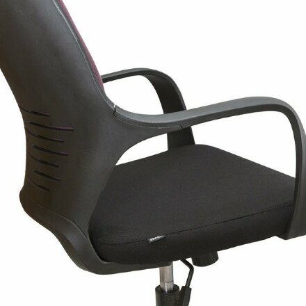 Кресло офисное BRABIX PREMIUM &quot;Galaxy EX-519&quot;, ткань, черное/терракотовое, 531570 Терракотовый