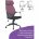 Кресло офисное BRABIX PREMIUM &quot;Galaxy EX-519&quot;, ткань, черное/терракотовое, 531570 Терракотовый
