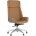 Компьютерное кресло Stool Group TopChairs Crown офисное для руководителя коричневое, обивка экокожа, металлический каркас 