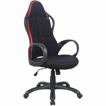 Кресло офисное BRABIX PREMIUM &quot;Force EX-516&quot;, ткань, черное/вставки красные, 531571 Красный