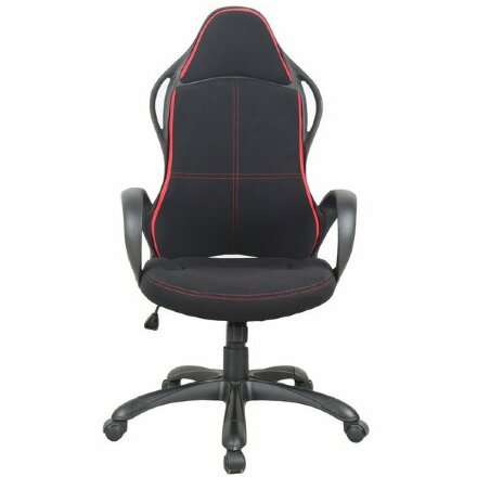 Кресло офисное BRABIX PREMIUM &quot;Force EX-516&quot;, ткань, черное/вставки красные, 531571 Красный