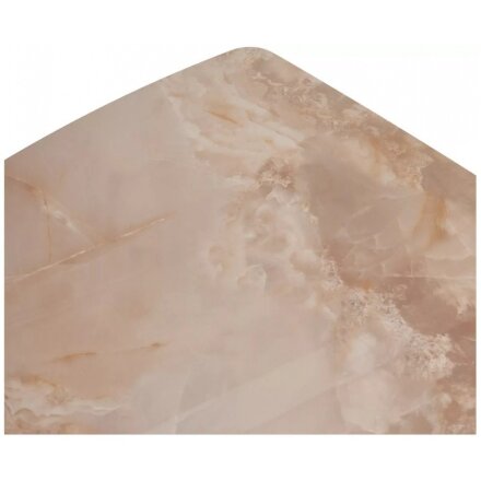 Керамический стол Alatri 120 gloss amber jade solid ceramic / black 