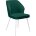 Стул DikLine 222М В10 GREEN, ножки белые 