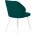 Стул DikLine 222М В10 GREEN, ножки белые 