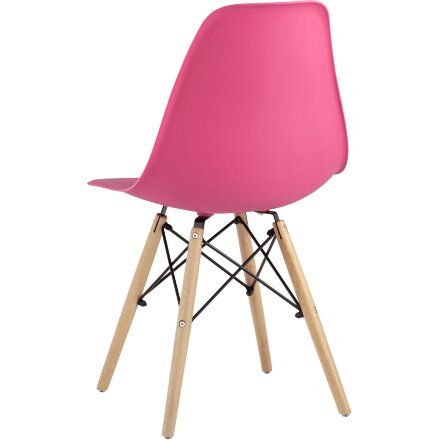Стул Eames Style DSW маджента x4 