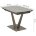 Керамический стол Alatri 120 matt latte stone solid ceramic / taupe 