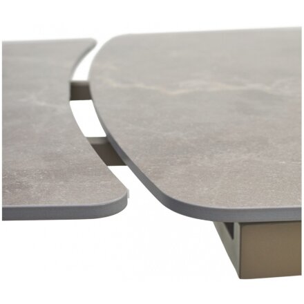 Керамический стол Alatri 120 matt latte stone solid ceramic / taupe 