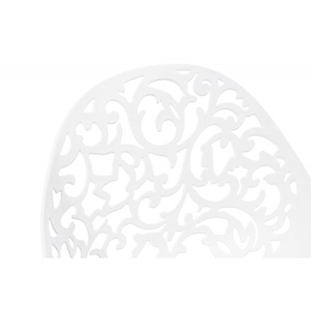 Стул на металлокаркасе Lace белый 