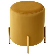 Пуф для гостиной RICE BLUVEL-68 YELLOW / GOLD М-City