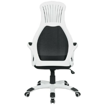 Кресло офисное BRABIX PREMIUM &quot;Genesis EX-517&quot;, пластик белый, ткань/экокожа/сетка черная, 531573 Белый