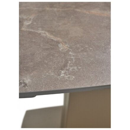 Керамический стол Balde 120 matt latte stone solid ceramic / taupe 