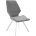 Стул DikLine 242M B22 GREY/ ножки белые 