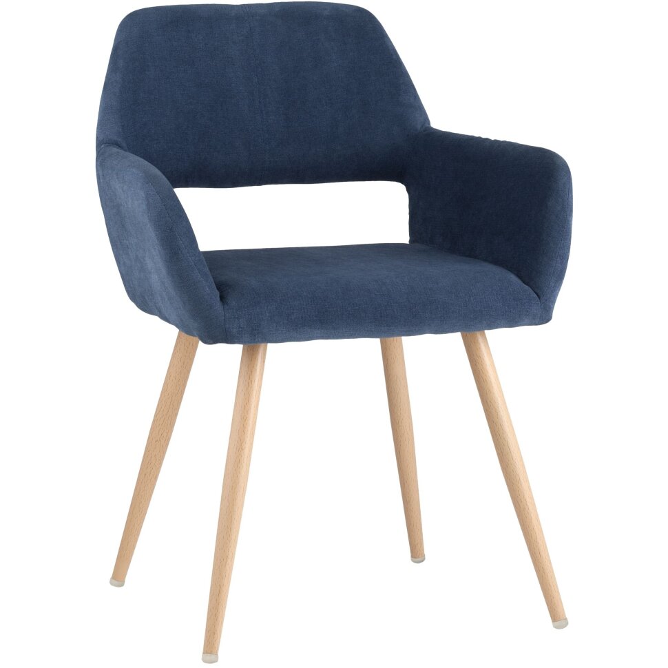 Стул Stool Group Кромвель синий обивка плотная ткань, металлические ножки Стул Stool Group Кромвель синий обивка плотная ткань, металлические ножки