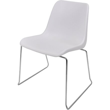 Стул пластиковый на металлокаркасе Vicenza -3 Blu blue RAL 5002 Белый