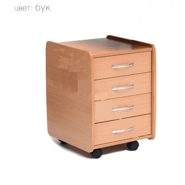 Тумба Астек 4 ящика бук Бук Тумба Астек 4 ящика бук Бук