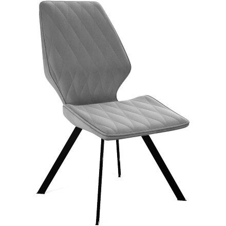 Стул DikLine 242M B22 GREY/ ножки черные 
