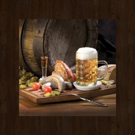 Круглая столешница Werzalit (80 см) 272-620 цвет Коричневый с рисунком