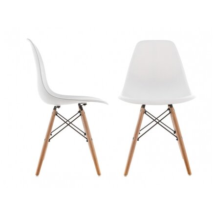 Стул деревянный Eames PC-015 white 