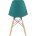 Стул Eames Style DSW темно-бирюзовый x4 (разборный каркас) 