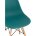 Стул Eames Style DSW темно-бирюзовый x4 (разборный каркас) 