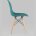 Стул Eames Style DSW темно-бирюзовый x4 (разборный каркас) 