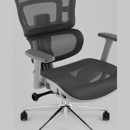 Кресло офисное TopChairs Techno Professional серый 