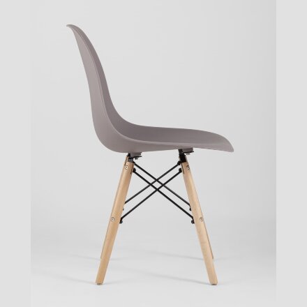 Стул Eames Style DSW темно-бежевый x4 (разборный каркас) 