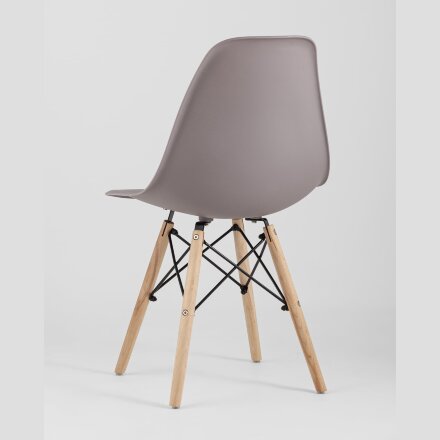 Стул Eames Style DSW темно-бежевый x4 (разборный каркас) 