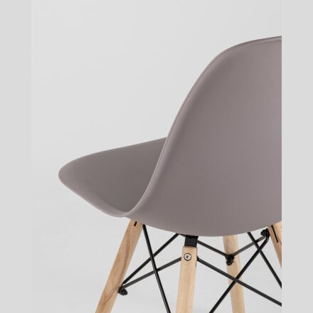 Стул Eames Style DSW темно-бежевый x4 (разборный каркас) 