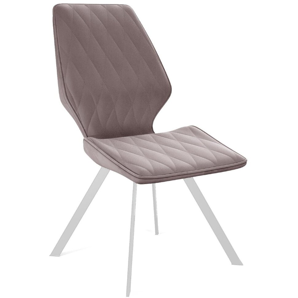 Стул DikLine 242M B5 LATTE/ ножки белые Стул DikLine 242M B5 LATTE/ ножки белые