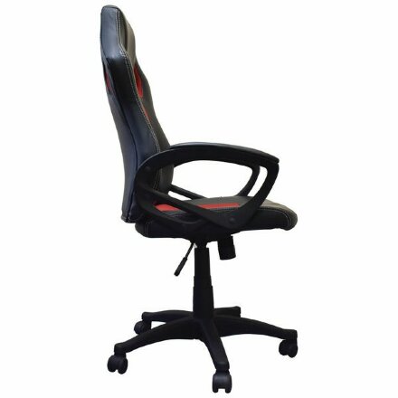 Кресло компьютерное BRABIX &quot;Rider EX-544&quot;, экокожа черная/ткань красная, 531583 Красный
