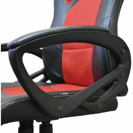 Кресло компьютерное BRABIX &quot;Rider EX-544&quot;, экокожа черная/ткань красная, 531583 Красный