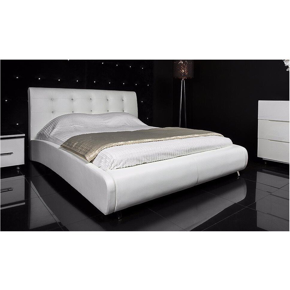 Кровать Corina 160 x 200 белая Кровать Corina 160 x 200 белая