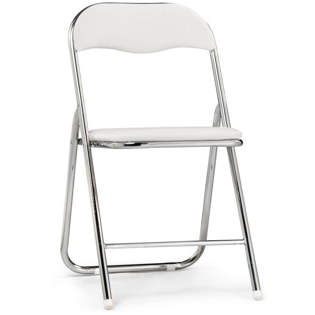 Стул на металлокаркасе Fold 1 складной white / chrome Стул на металлокаркасе Fold 1 складной white / chrome