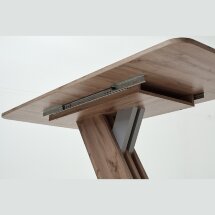 Стол EXEL 140 Дуб Трюфель/ Алюминий М-City