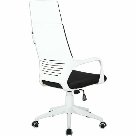 Кресло офисное BRABIX PREMIUM &quot;Prime EX-515&quot;, пластик белый, ткань, черное, 531812 Белый