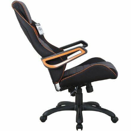 Кресло компьютерное BRABIX &quot;Techno Pro GM-003&quot;, ткань, черное/серое, вставки оранжевые, 531813 Оранжевый