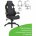 Кресло компьютерное BRABIX &quot;Techno Pro GM-003&quot;, ткань, черное/серое, вставки оранжевые, 531813 Оранжевый