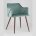 Стул Stool Group Монарх морской обивка плотная ткань, стальные ножки 