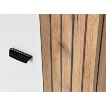 Корпусная мебель Моди двухдверный дуб крафт золотой / белое дерево