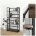 Стеллаж на металлокаркасе &quot;BRABIX LOFT SH-001&quot;, 600х300х1250 мм, складной, цвет морёный дуб, 641228 Морёный дуб