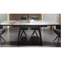 Стол ODIN 200 TL-312, испанская керамика / темно-серый каркас каркас, ®DISAUR